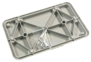 Wartungsklappen-Set für Waschmaschine BSH 00646776 Wärmetauscherklappe, Kunststoff, grau
