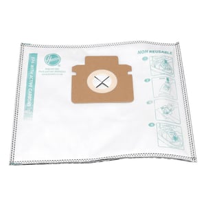 Staubsaugerbeutel für Hoover H-ENERGY 300 35602735 Mikrofaser, Aktivkohle