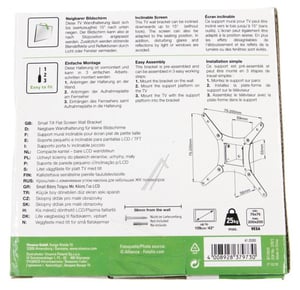 BTI 6020 TV-Wandhalterung Vivanco 37973 Neigbar, VESA 200, 25kg