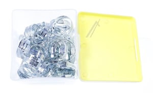 Schlauchschellen 20-32mm verzinkt (50 Stück) für Geschirrspüler COM