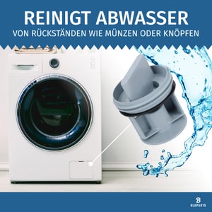 Flusensieb Waschmaschine - passend wie 00647920