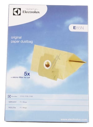 Staubsaugerbeutel für Staubsauger AEG 9001959668 E85N 5er Pack