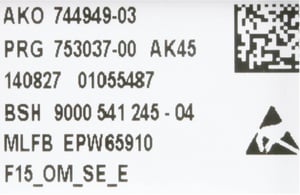 Bedienmodul 11005677