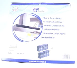 Elica Ofen Aktivkohlefilter 4er-Set 96x96x40cm Luftreinigung