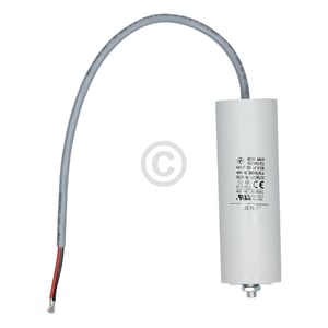Kondensator 50µF 400V HYDRA MSB MKP 50/400/E2 UL mit Anschlusskabel und Befestigungsschraube