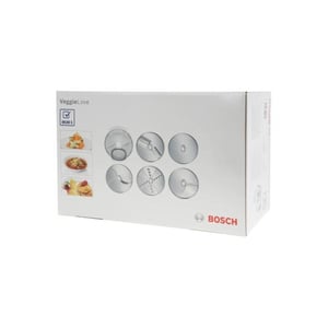 Durchlaufschnitzler Set VeggieLove BOSCH 00577491 für MUM5 Küchenmaschine