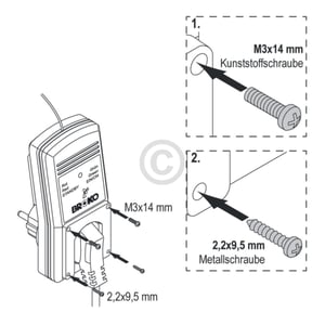 Zuluftfensterschaltung BROKO BL220F (v2) 752061 868MHz für Dunstabzugshaube