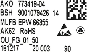 Bedienmodul programmiert 11016480