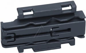 Spurklappe für Geschirrspüler Whirlpool 488000386610 60 PLP2, Halterung, grau