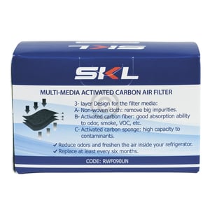 Luftfilter wie Whirlpool 481248048172 ANTF-MIC ANT001 für Kühlschrank 3Stk