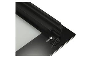 Frontscheibe Schwarz für Ofen Electrolux 140144746116 Außenscheibe Backofen