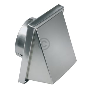 Außenhaube 150erR Edelstahl gebürstet