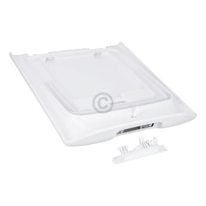 Deckel weiß ohne Griff Haier 49129873 für Waschmaschine