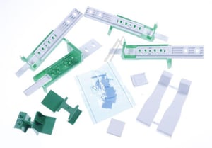 Einbausatz, Schiebetyp für Kühlschrank Electrolux 140194263103 Kühlschrankführung