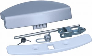 Türgriffsatz für Waschmaschinen, silberfarben 4055085551 Originalersatzteil von AEG