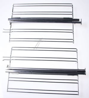 Seitengitter mit Teleskopschiene für Beko Ofen C00905912 Backofen-Zubehör