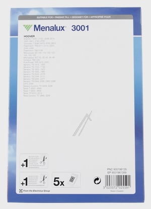 Mikrofilter-Set für Staubsauger Electrolux 9001961359 5x Beutel + Mikrofilter