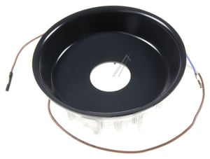 Heizplatte für Philips Kaffeemaschine 996510074349 schwarz lackiert