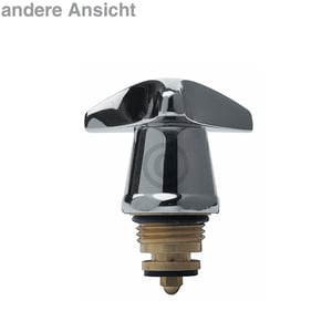 Knebel 1/2" mit Innenoberteil Kaltwasser blau für Armatur