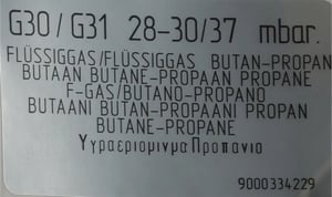 Düsensatz Flüssiggas 00631338