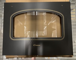 Candy/Hoover Ofentürglas Anthrazit 42821787 Backofen