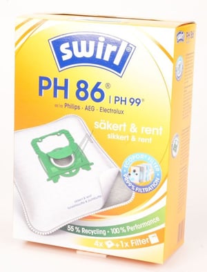 Staubsaugerbeutel AirSpace Green Line für Melitta 6785295 4er Pack