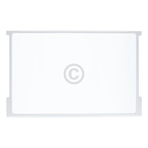 Glasplatte Gorenje 163377 mit weißem Rahmen für Kühlteil Kühl-Gefrierkombination