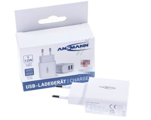 HC212-Netzteil für Ofen Ansmann 10010114 Dual-USB 2,4A