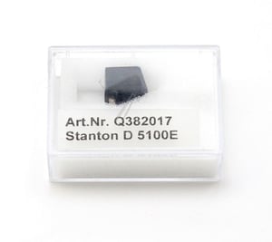 Tonnadel D5100e schwarz für Stanton Tonabnehmer 500E Com elliptisch