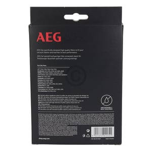 Abluftfilter EF17 AEG 900195150/9 AEF08 AirMax in Rahmen für Staubsauger 2Stk