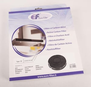 Kohlefilter T30 für Dunstabzugshaube Eurofilter ART84118 240x44 mm