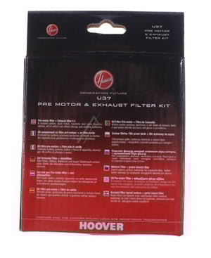 Filterset U37 für Staubsauger Candy Hoover 35600280 Standard
