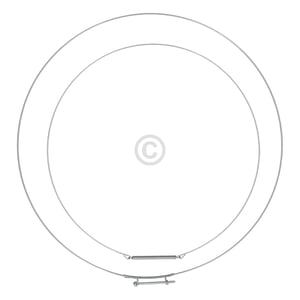 Fenstermanschette anthr. mit BeleuchtungsstutzenFettbeständig / Silikon