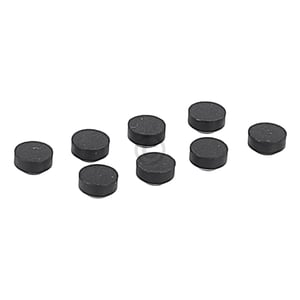 Screw Hole Rubber Of Top Decorative Cover (Black) 201-2228-1348