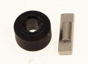 Frontteil Rad mit Scheft für Staubsauger Electrolux 140144439027 Vorderrad