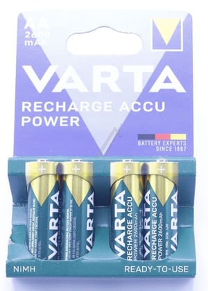 Varta HR06 Akku für Geschirrspüler 5716101404 1,2V-2600mAh NiMH