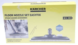 Bodendüsenset EasyFix für Kärcher Staubsauger 28633370 mit Klettsystem