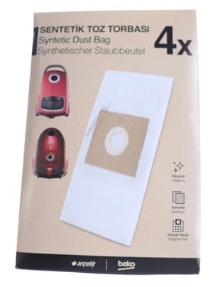 Staubsaugerbeutel für Beko 9197060559 4er-Pack