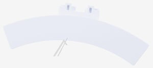 Waschmaschinentürgriff für AEG COM ART88826 Handgriff