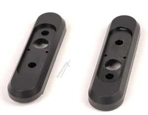 Abdeckungen Hinterradgabelmutter Argento AG23 ARMO240001 schwarz rechts links für E-Scooter Gehäuse