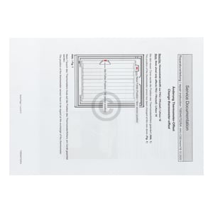 ELEKTRONISCHES THERMOMETER SCHWARZ LCD Liebherr 6111793