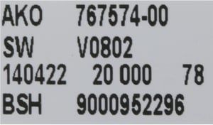 Bedienblende 11003586