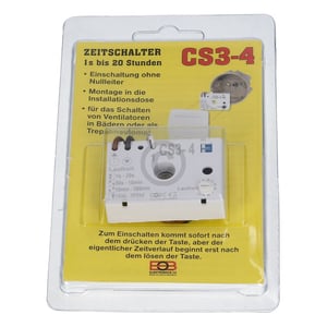 Zeitschalter Nachlaufrelais CS3-4 Unterputz für Badventilator oder als