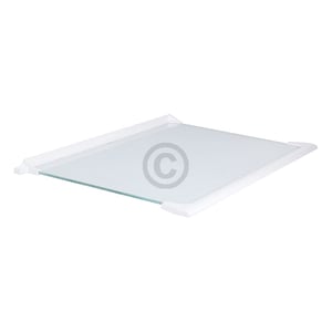 Glasplatte oben für Kühlteil beko 4617920500 450x300mm mit Leisten in KühlGefrierKombination Kühlschrank