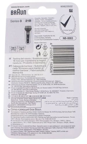 Scherkopf-Kombipack Braun 81570020 Series 3