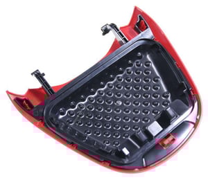 Staubbeuteldeckel für Staubsauger AEG 140176782013 rot, Kunststoff