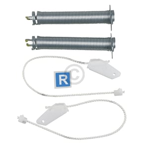 Türscharnierfedern BOSCH 00754865 Farbcode gelb mit Seilzügen für Geschirrspüler