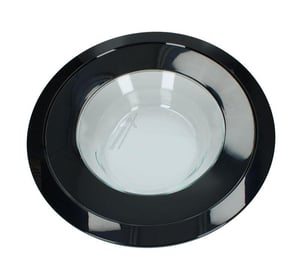 Vordere Abdeckung Bullauge für Waschmaschine Beko C00914547 Groß, schwarz