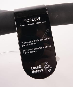 Lenkerbaugruppe für E-scooter Soflow 80053137 SO ONE PRO schwarz 22km/h