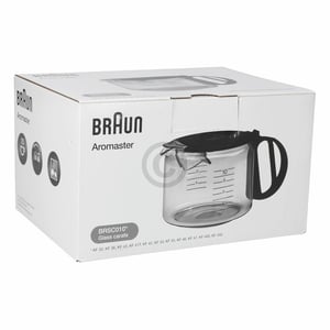 Aromakanne für Braun Kaffeemaschine AX13210010 10 Tassen schwarz